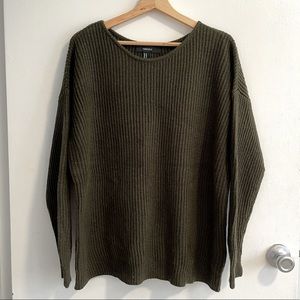 Forever 21 olive green sweater